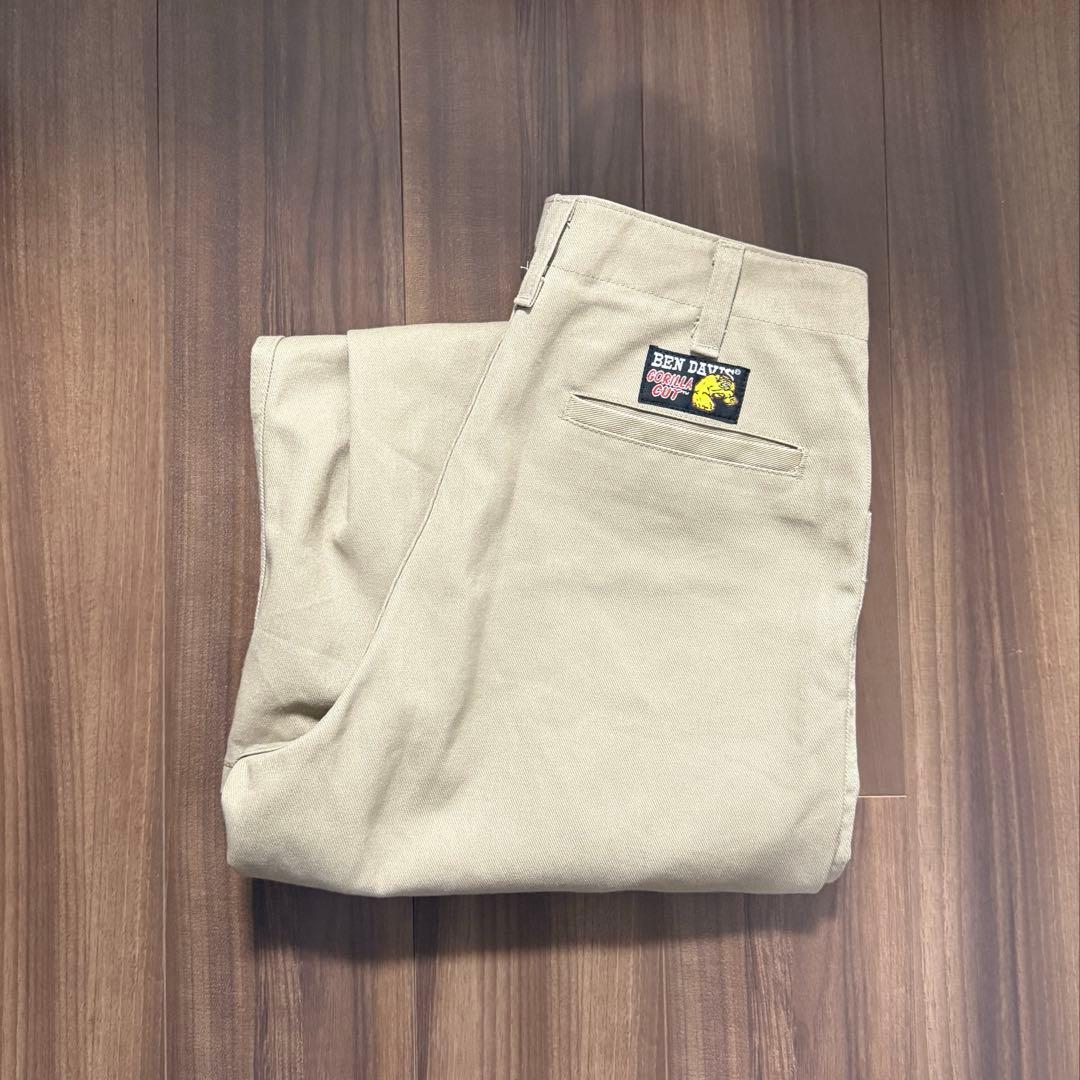 90〜00s Ben Davis ゴリラカットチノパンツ W34 ワーク系