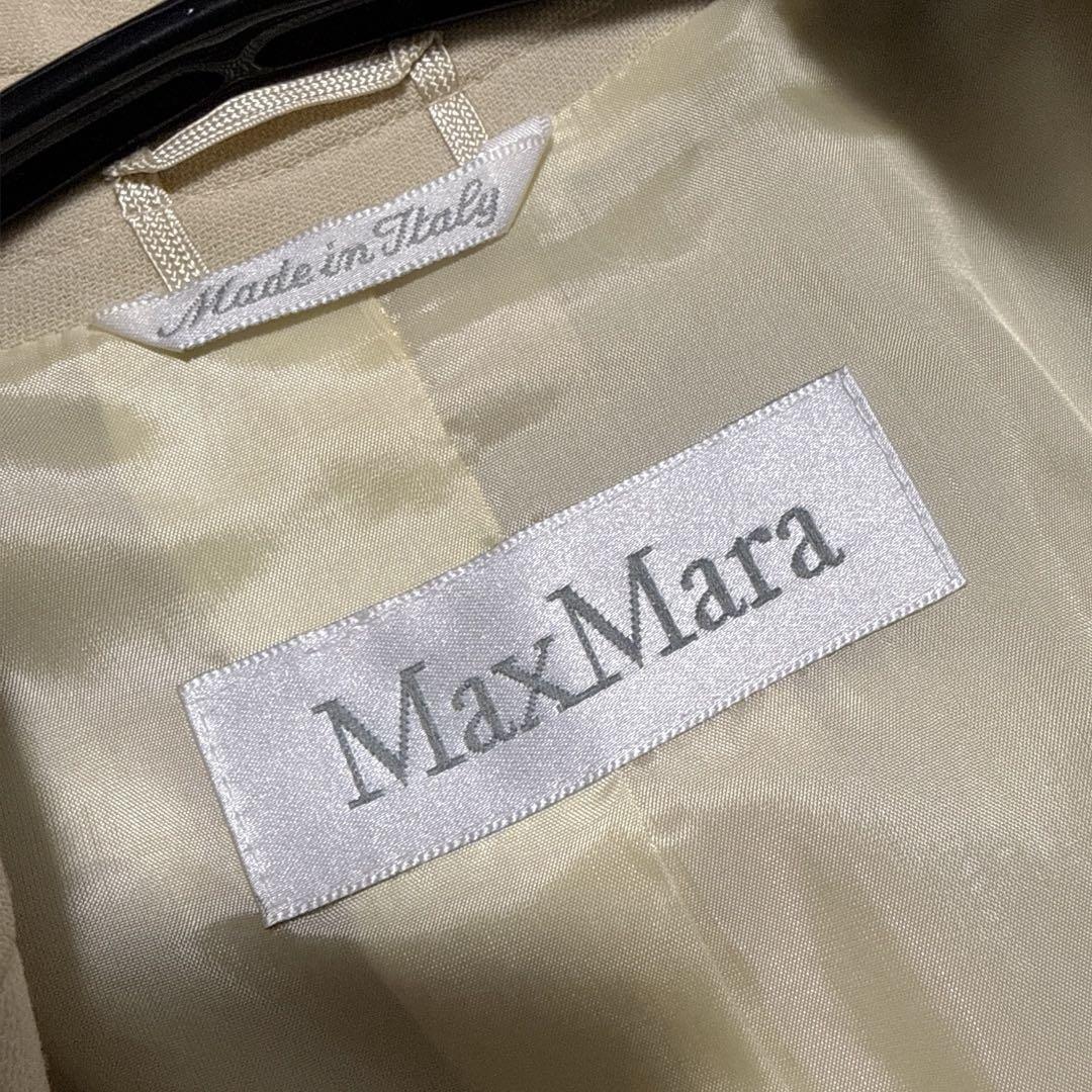 【未使用】 MaxMara テーラード ジャケット アイボリー ブレザー