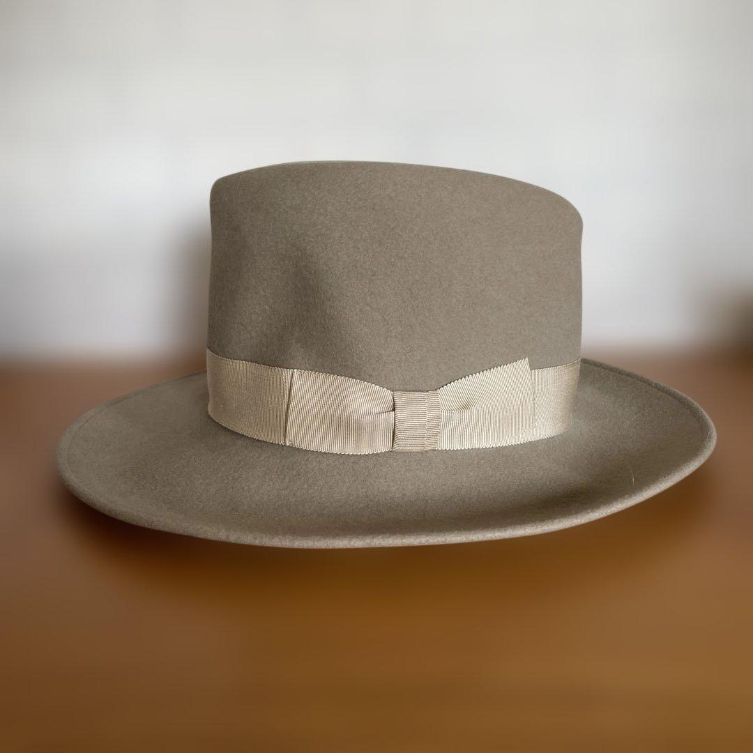 ベージュ ウールフェルトハット　キジマタカユキ　サイズ3