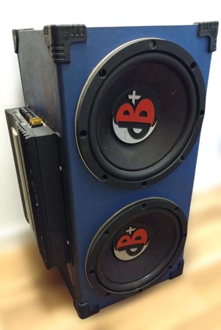 KENWOOD ウーファー(SKC-DB2500)＋アンプ(KAC-728)