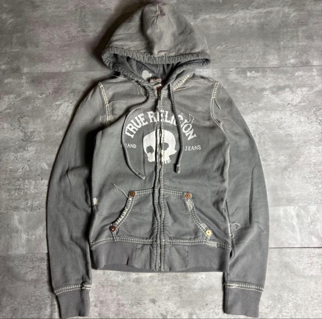 【希少】true religion パーカー Y2K グレー yokosquad