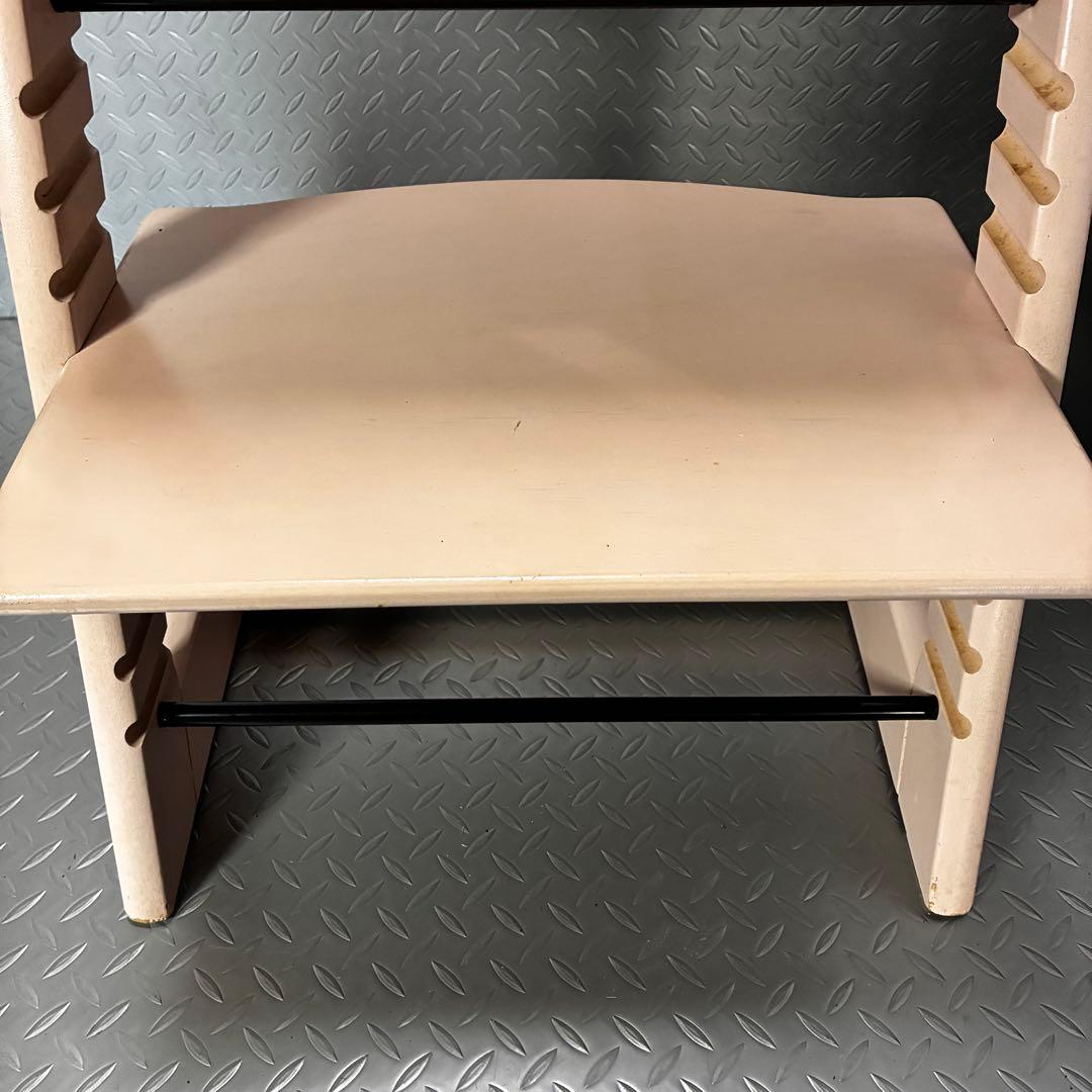 【美品】STOKKE トリップトラップ シリアル5 セレーヌピンク ハイチェア