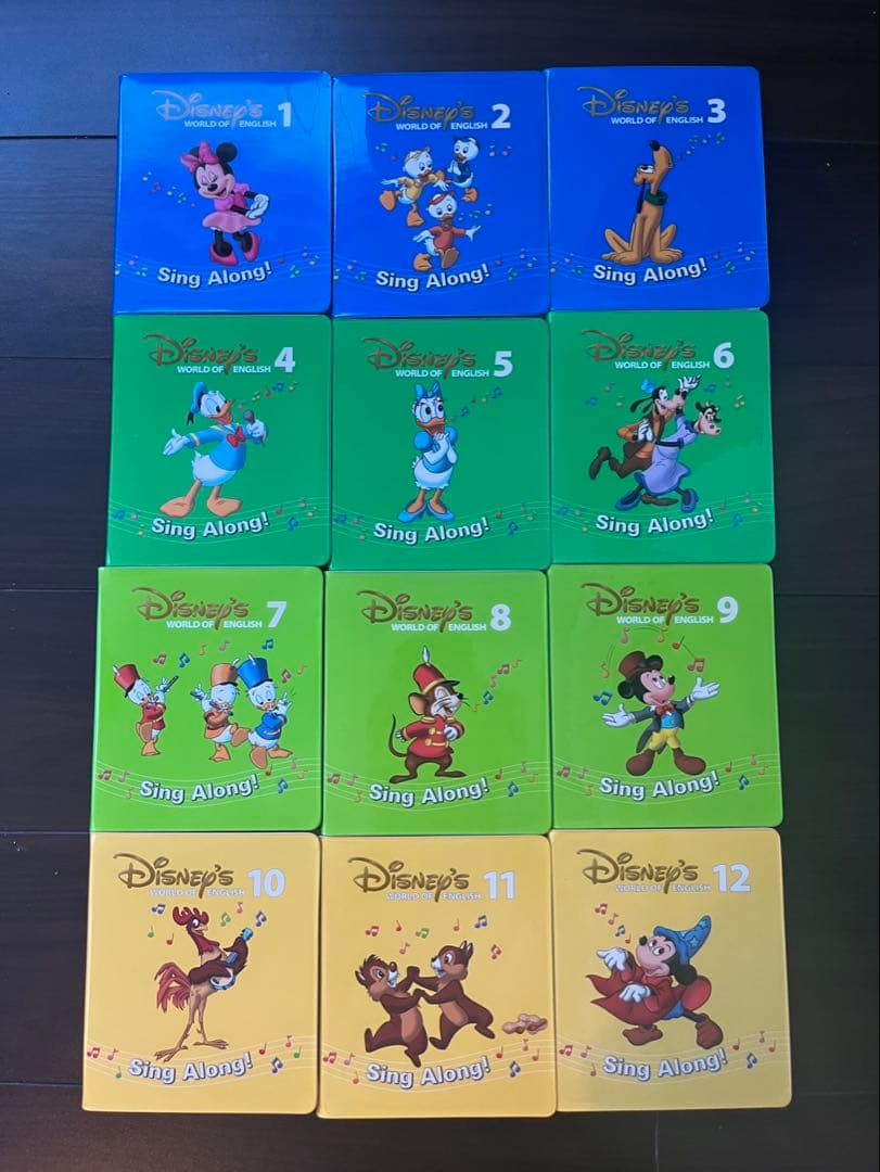 人気！ディズニー英語システムのシングアロングのDVD12巻セット(美品⭐️)