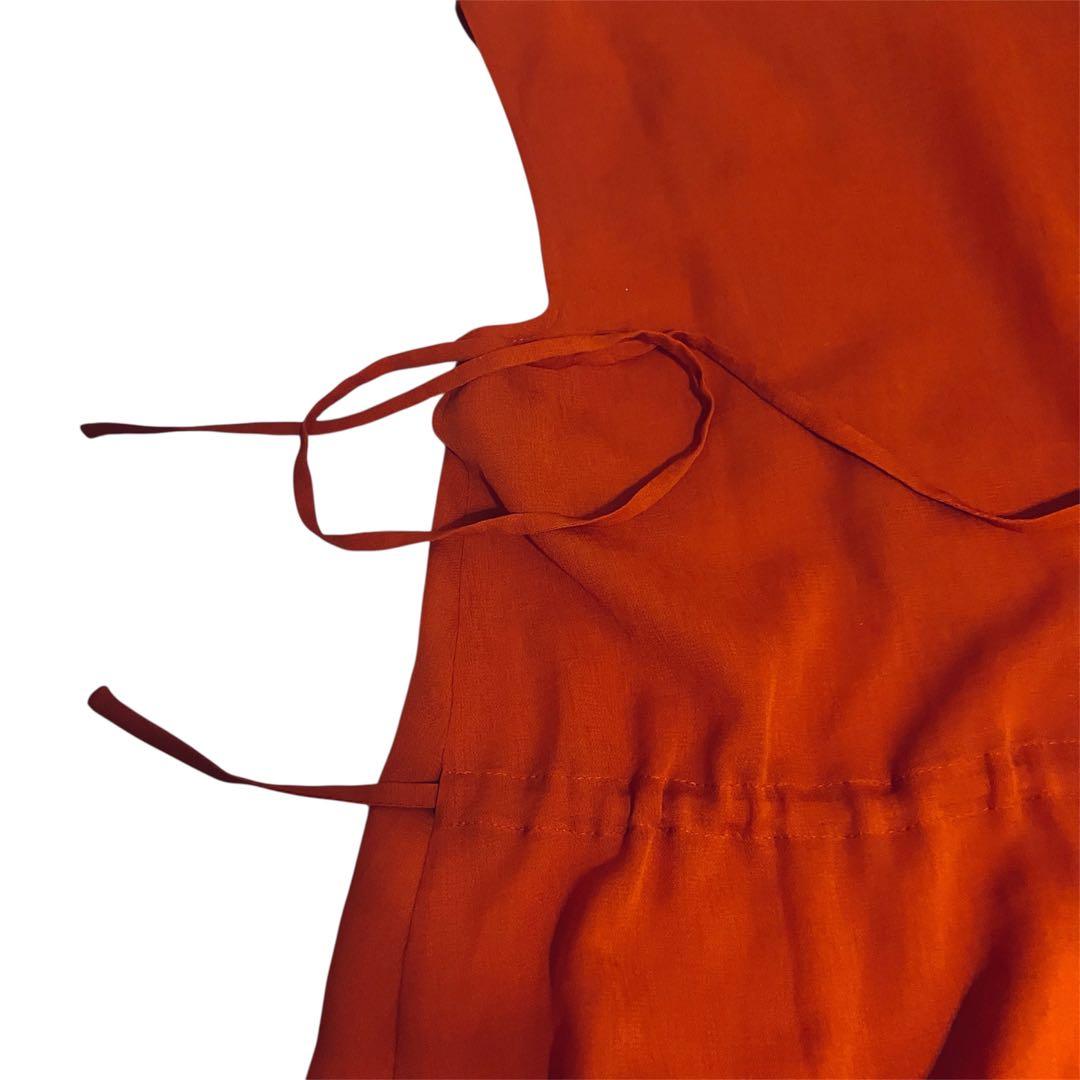 キャサリン様　美品ルネ Rene チュニックワンピース フリル パールボタン34