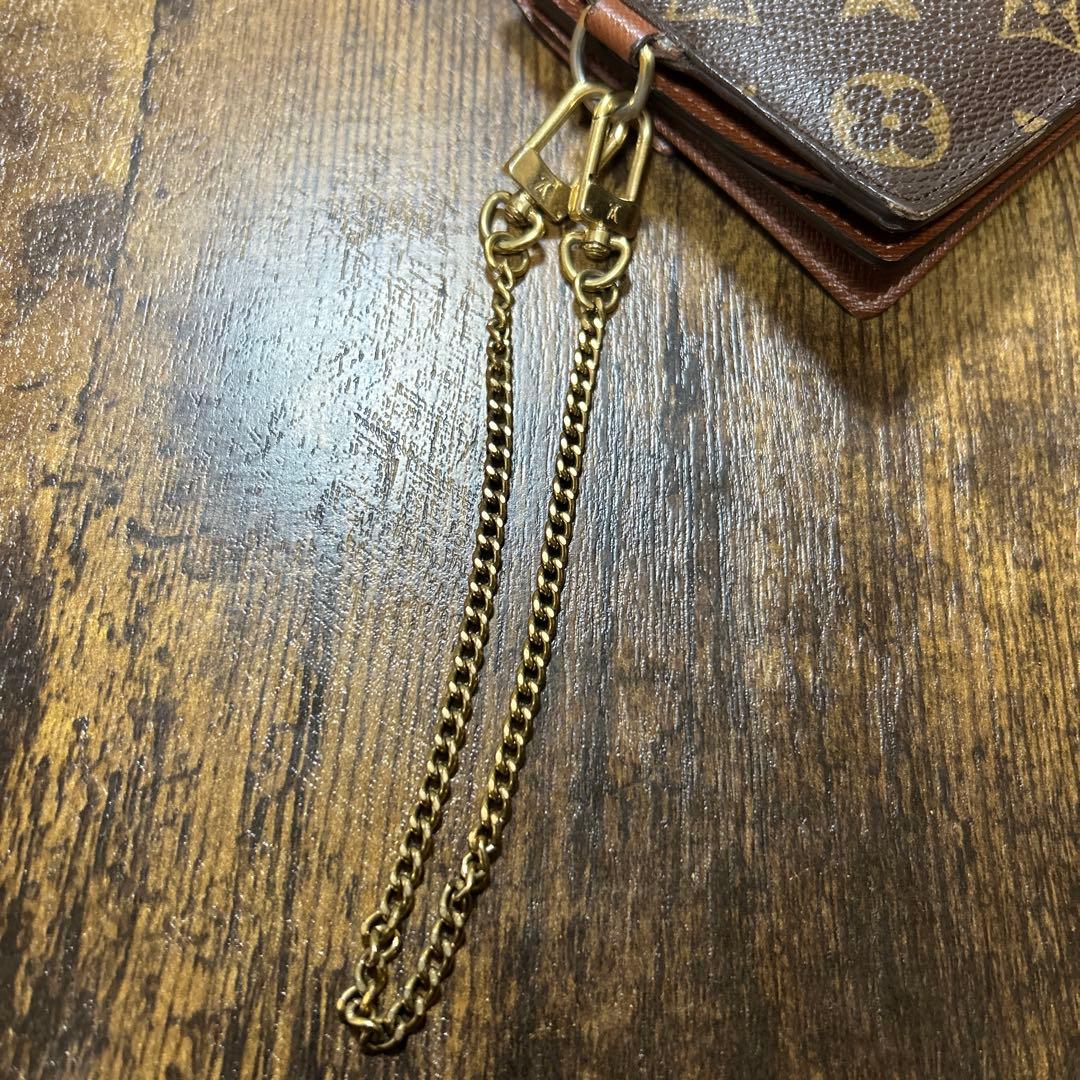 ルイヴィトン モノグラム ポルトフォイユ アコルディオン チェーンウォレット