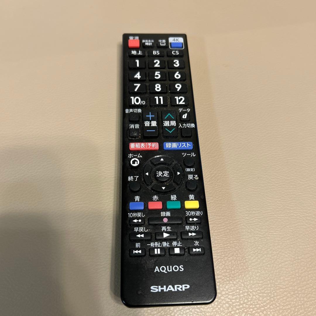 美品　SHARP 40インチ液晶テレビ 4T-C40BH1 4Kチューナー内蔵