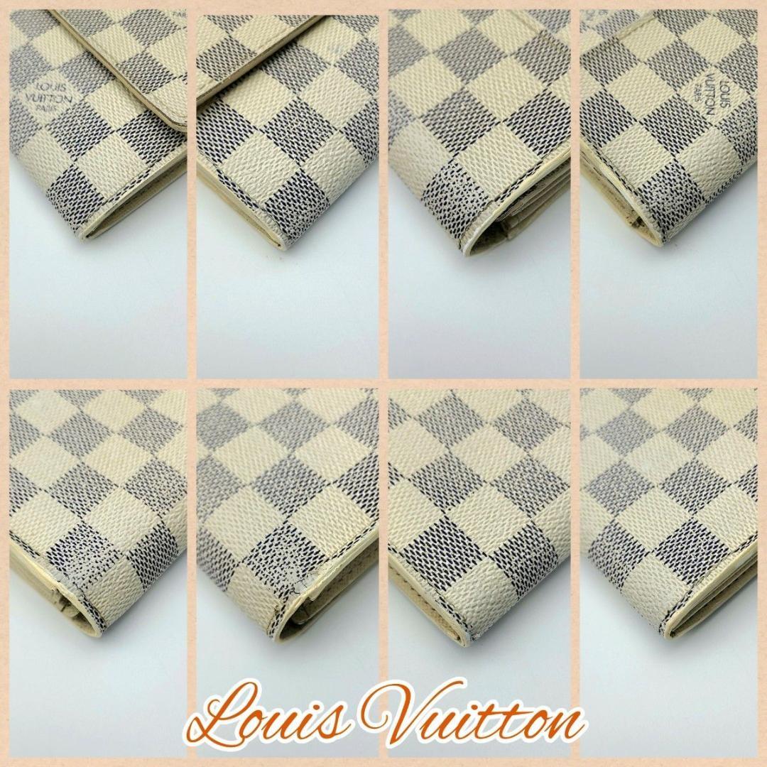 ルイヴィトン ダミエアズール 長財布 ポルトフォイユ サラ N61735