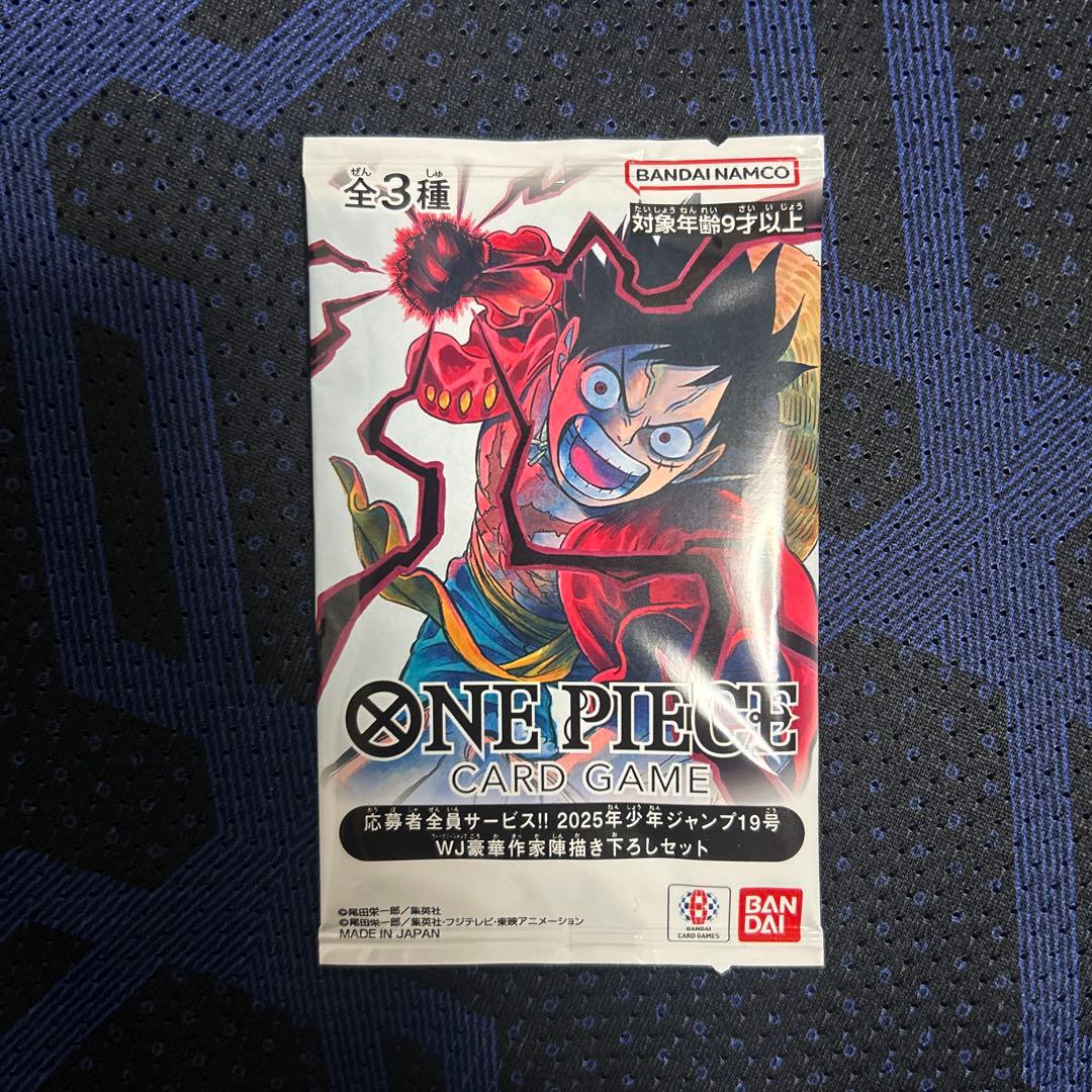 ワンピース カードゲーム 2025年19号ジャンプ 書き下ろしセット　未開封