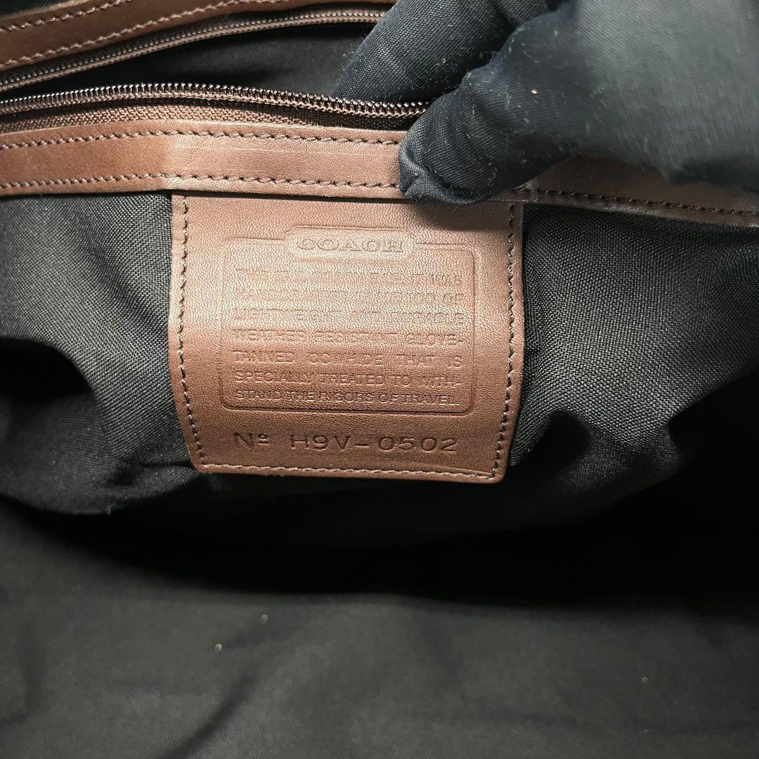 美品✨COACH コーチ　ボストンバッグ　茶色　018
