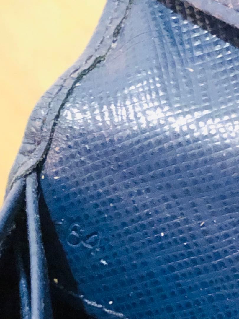 PRADA ネイビー 長財布 ケース付き