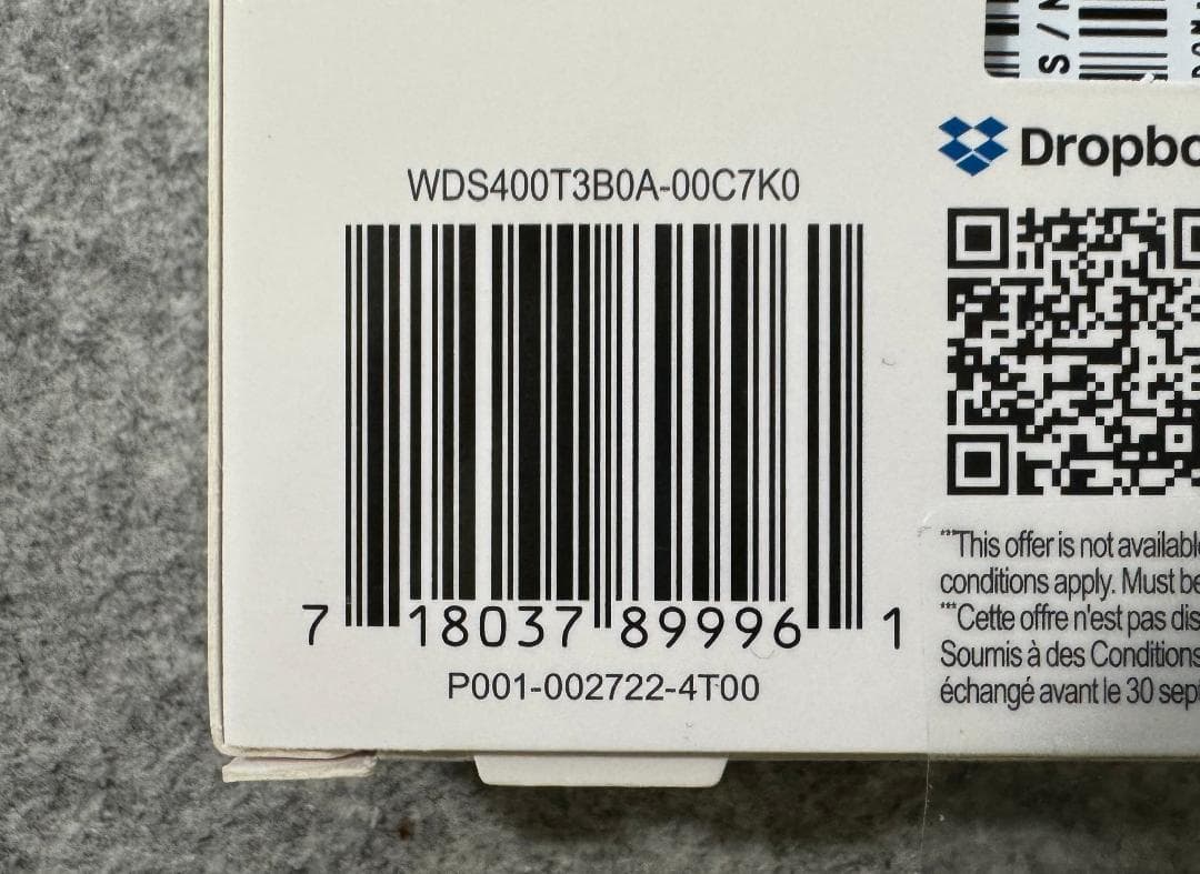 【新品未開封】WD Blue SA510 4TB SATA SSD