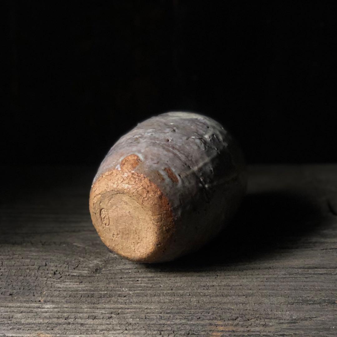 【人間国宝】十代三輪休雪 萩焼掛花入