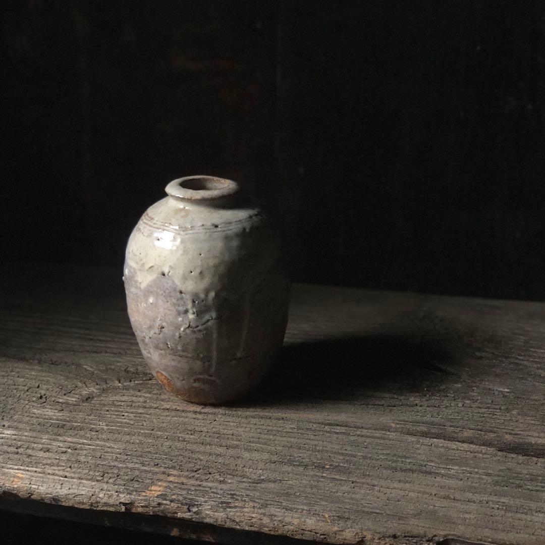 【人間国宝】十代三輪休雪 萩焼掛花入