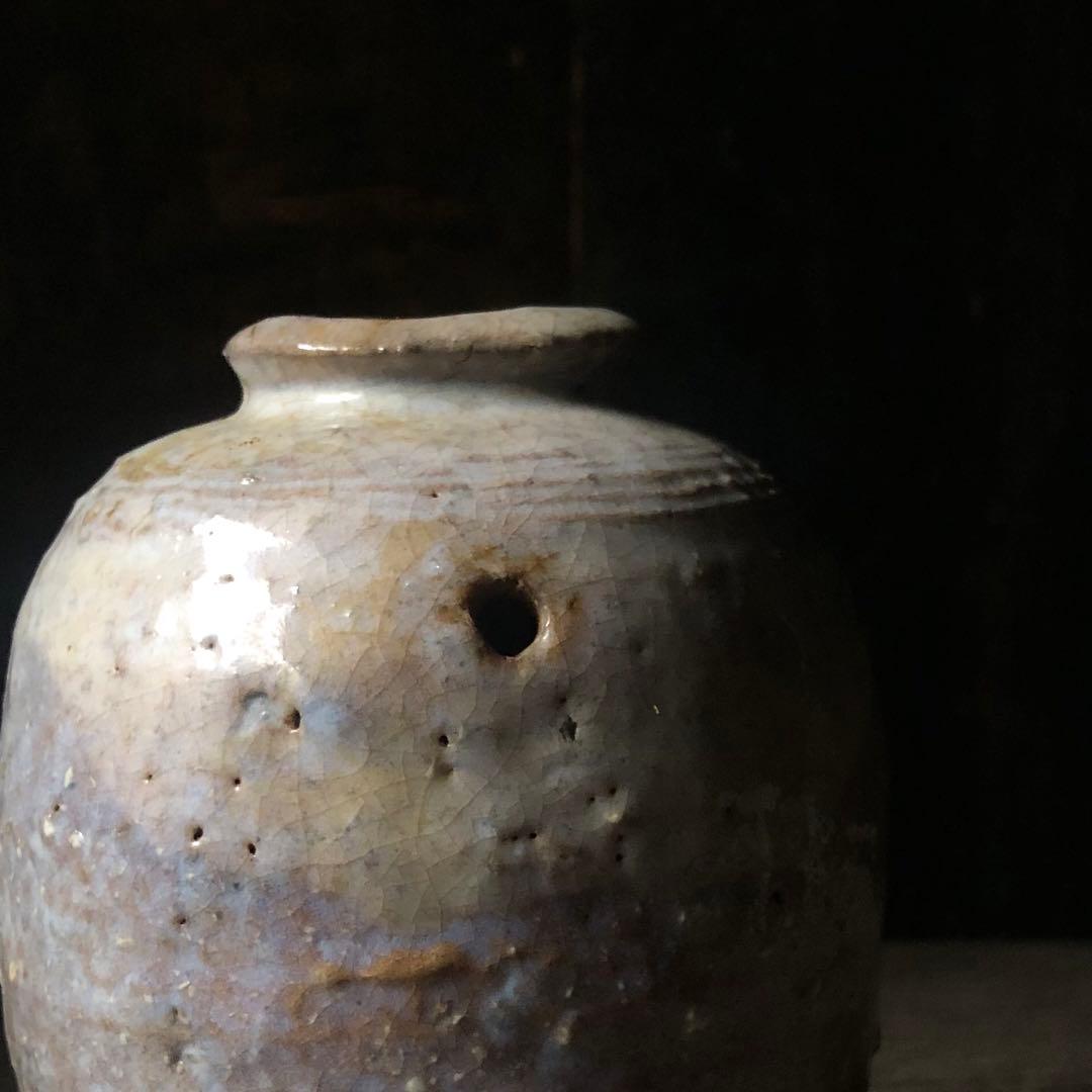 【人間国宝】十代三輪休雪 萩焼掛花入