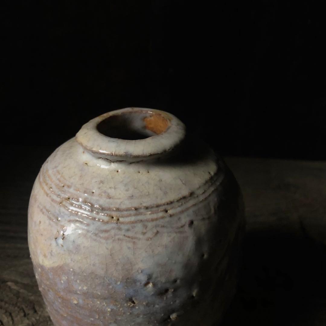 【人間国宝】十代三輪休雪 萩焼掛花入