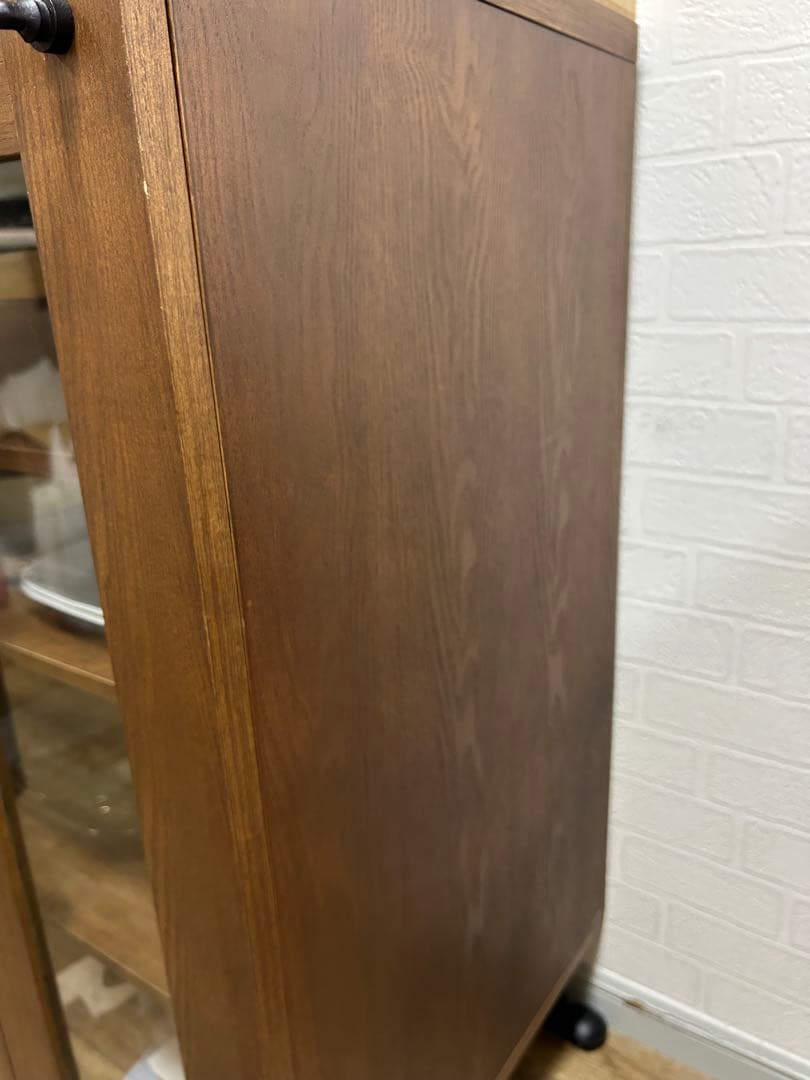 5/28出品終了予定 LOWYA ロウヤ 食器棚 レンジ台 キッチン収納