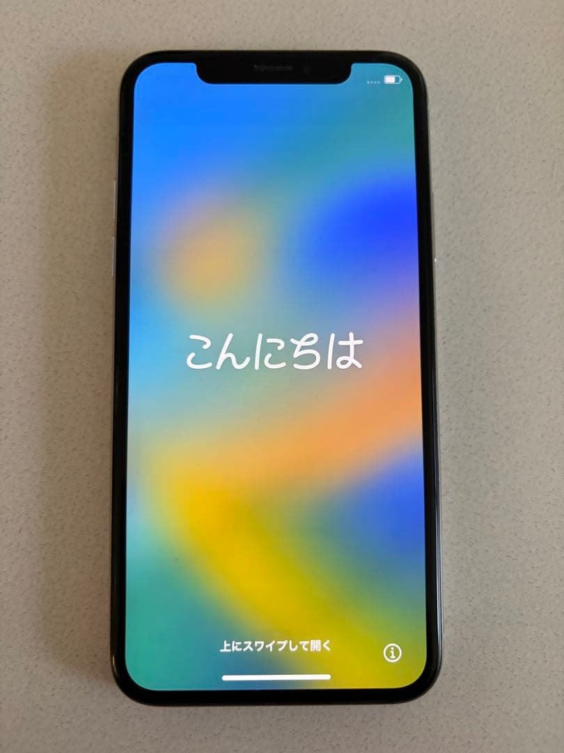 iPhoneX シルバー　スマートフォン 256GB