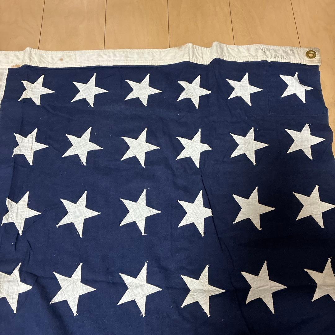 USA製 40s 50s 特大 ビンテージ アメリカ 国旗 星条旗 48スター