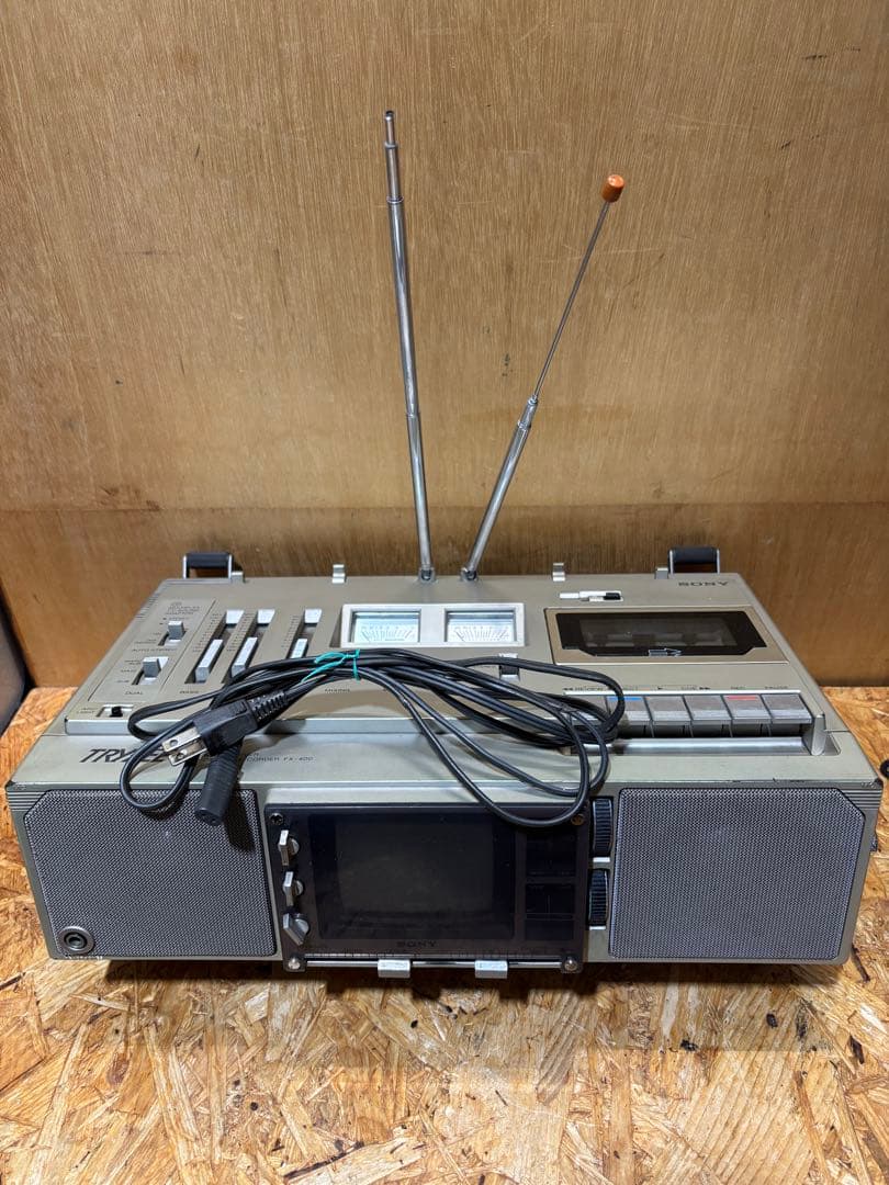 昭和レトロ カセット TV-AM/FMレシーバー FX-400 SONY