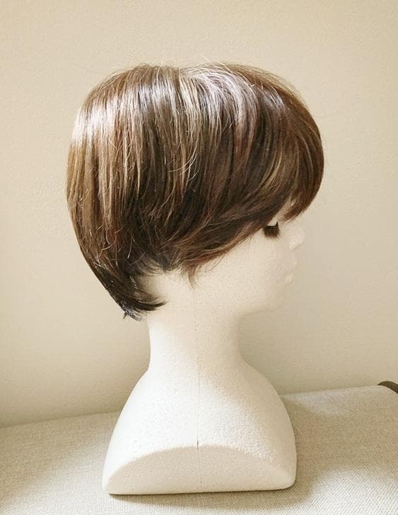 ラルガ　フォンテーヌ　VALAN　OV02　人毛MIX　八分ウィッグ