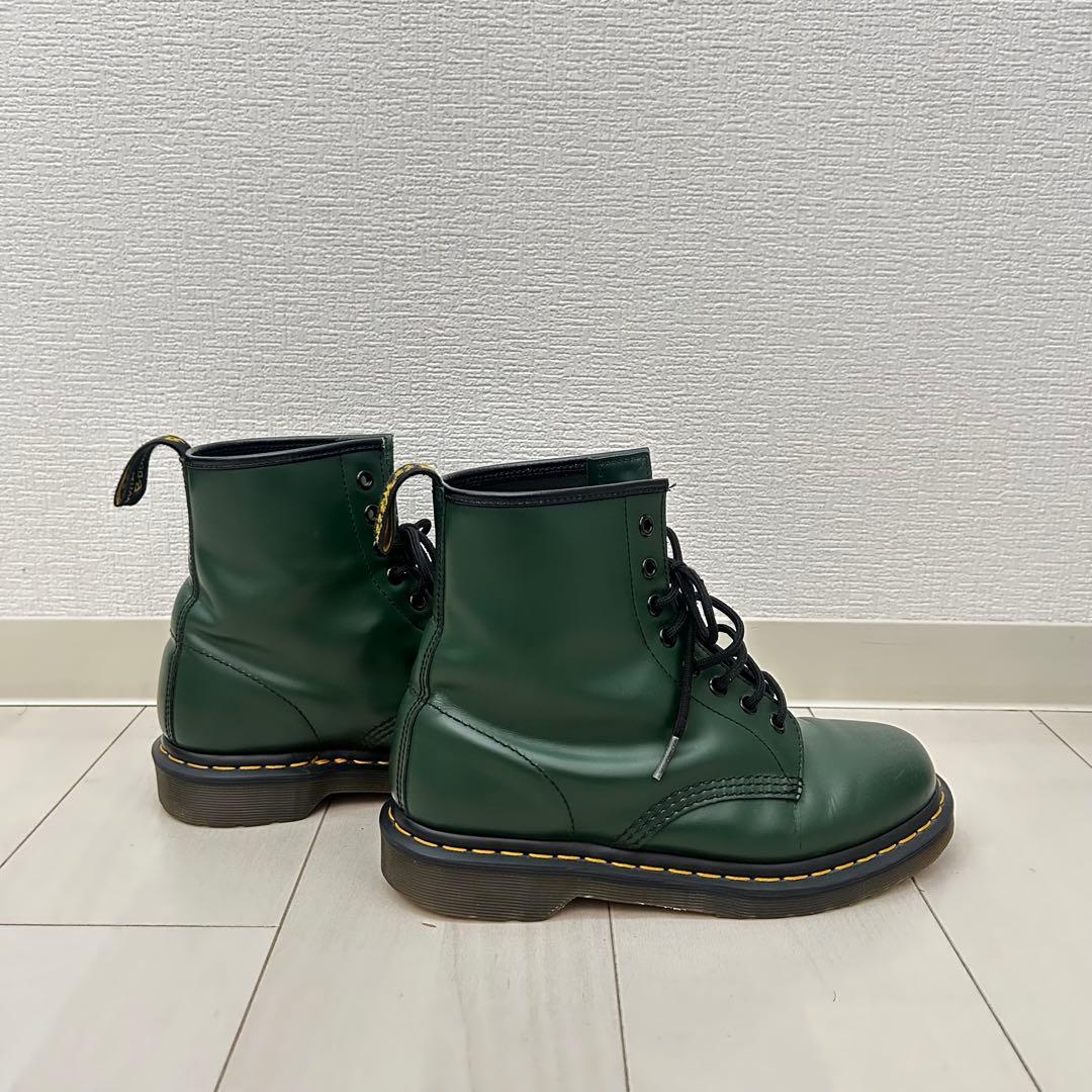 ドクターマーチン 8ホール ブーツ グリーン