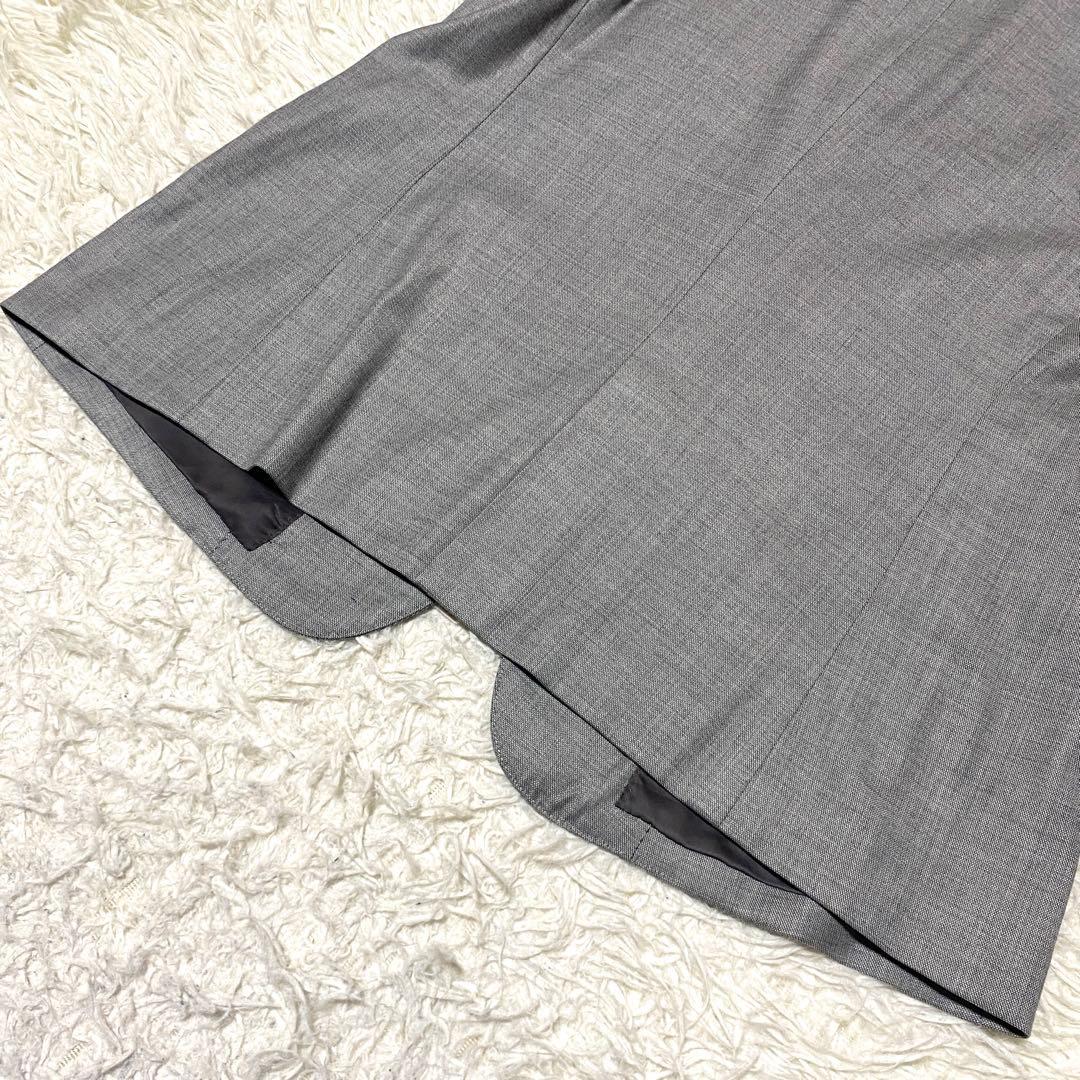 美品✨23区 セットアップ ビジネス ジャケット スカート 大きいサイズ グレー