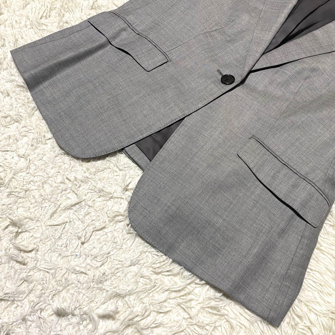 美品✨23区 セットアップ ビジネス ジャケット スカート 大きいサイズ グレー