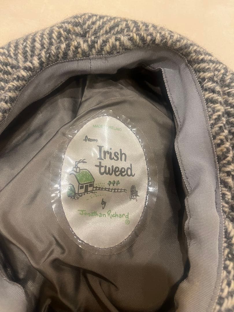 Jonathan Richard ツイード キャスケット M 高級品