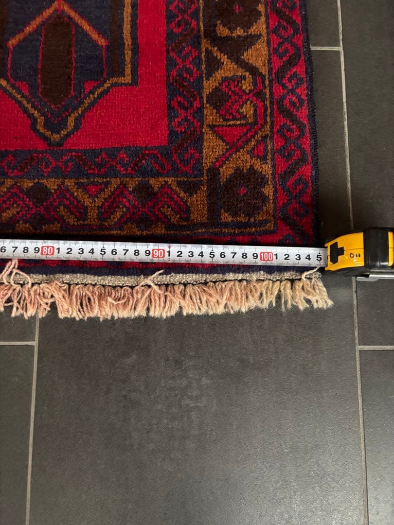 ビンテージラグ　伝統的　ウールラグ　アフガニスタン
