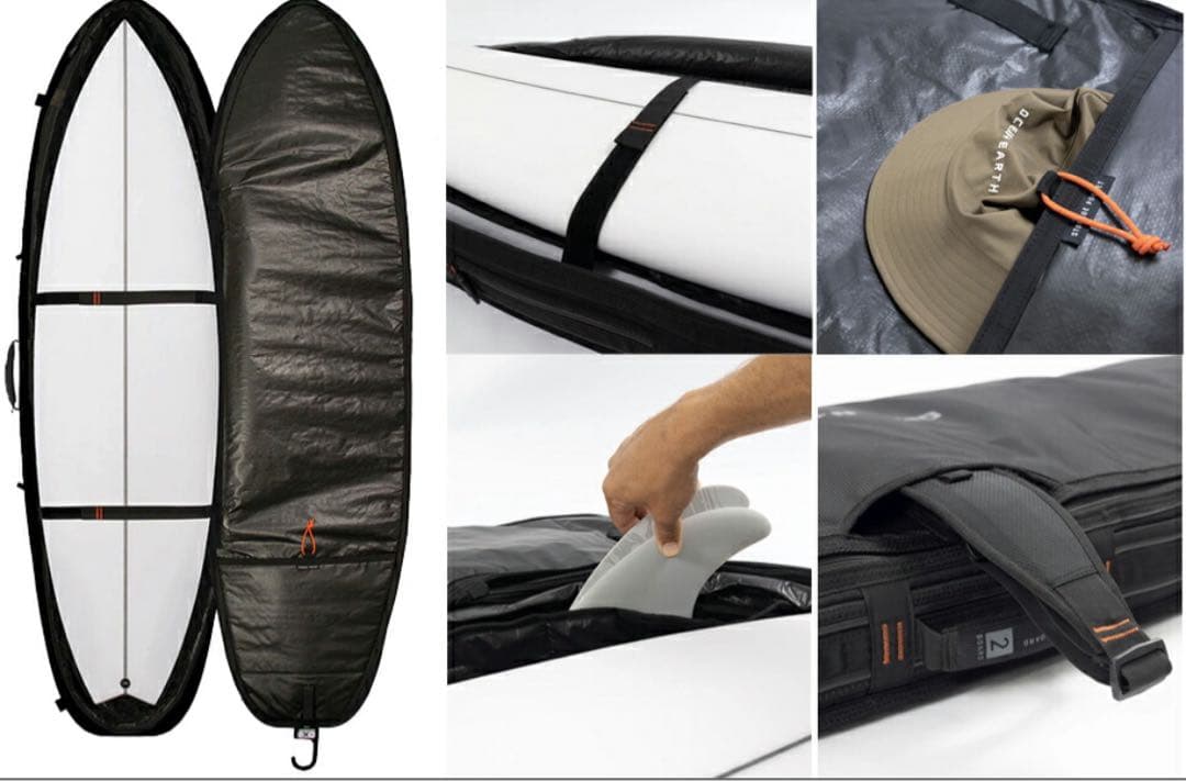 オーシャン&アース 3本用 ウィール付きトラベルケース 6.4ft ハードケース