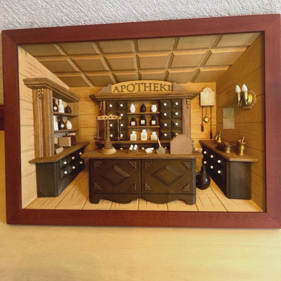 ドイツ　薬局のミニチュアモデル APOTHEKE ドイツリンデ社製