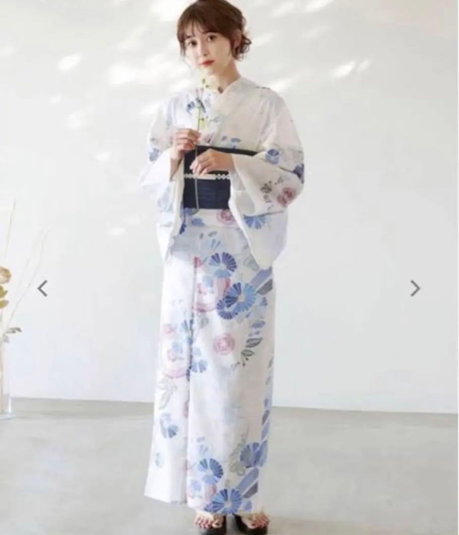 Dita 浴衣 浮世の古典絢爛 和歌山染工日本染め 2点セット 夏