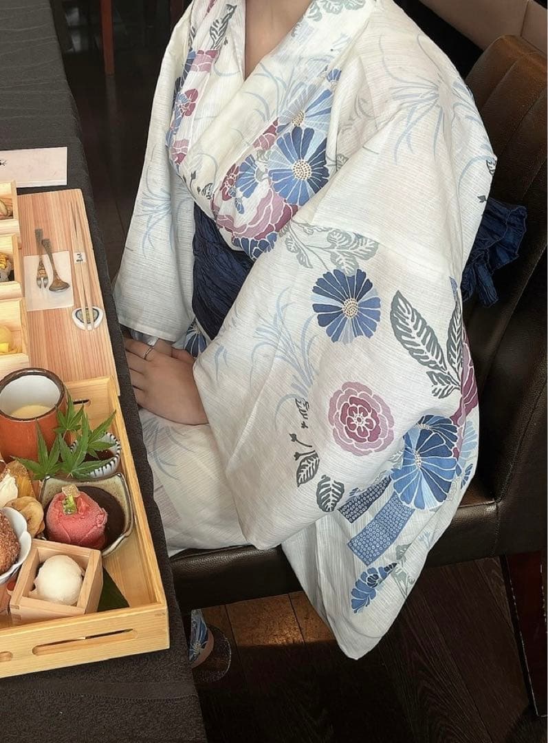 Dita 浴衣 浮世の古典絢爛 和歌山染工日本染め 2点セット 夏