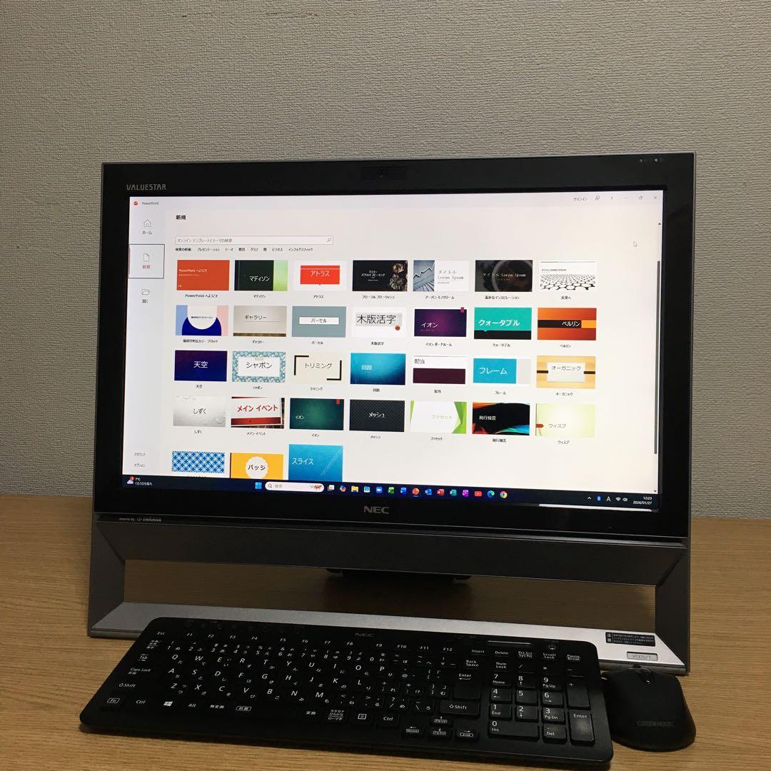 NEC VALUESTAR Win11 地デジ 一体型 SSD デスクトップPC
