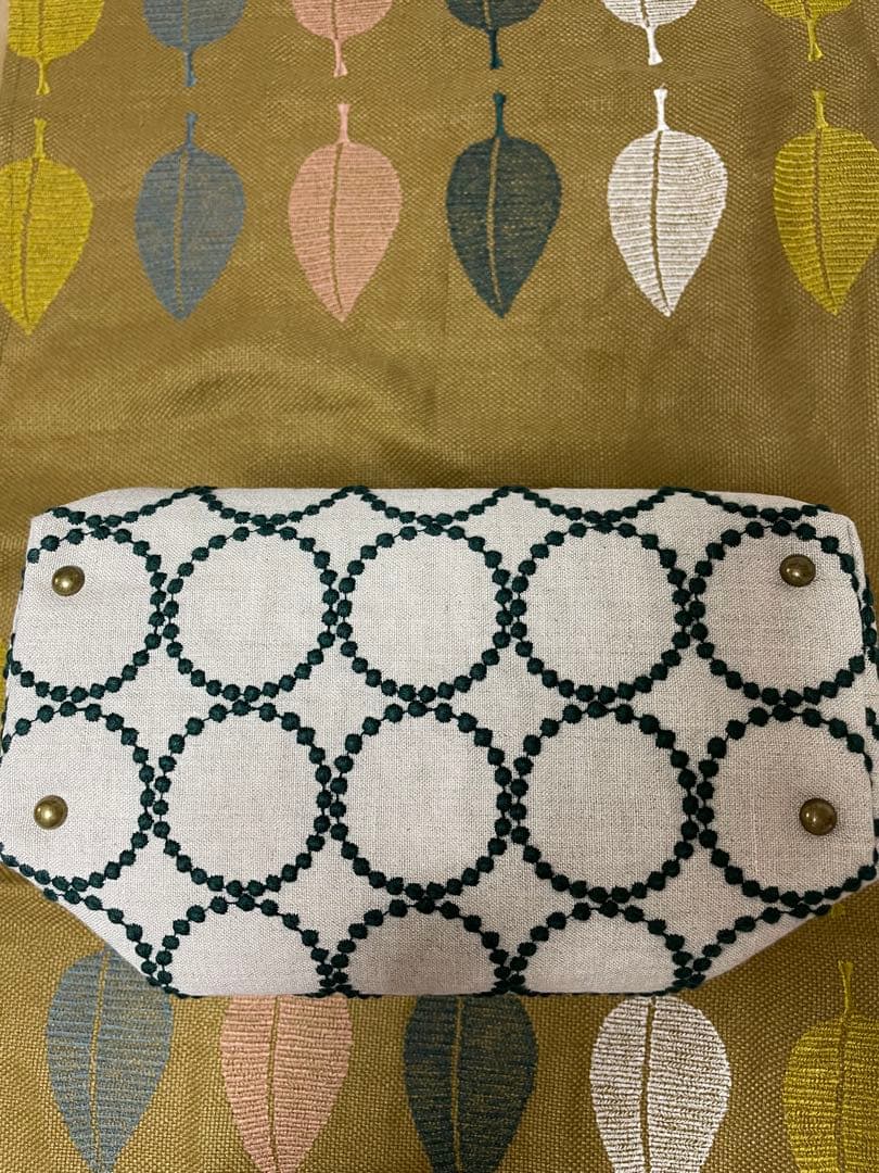 ミナペルホネン＊バンブーがま口バッグ