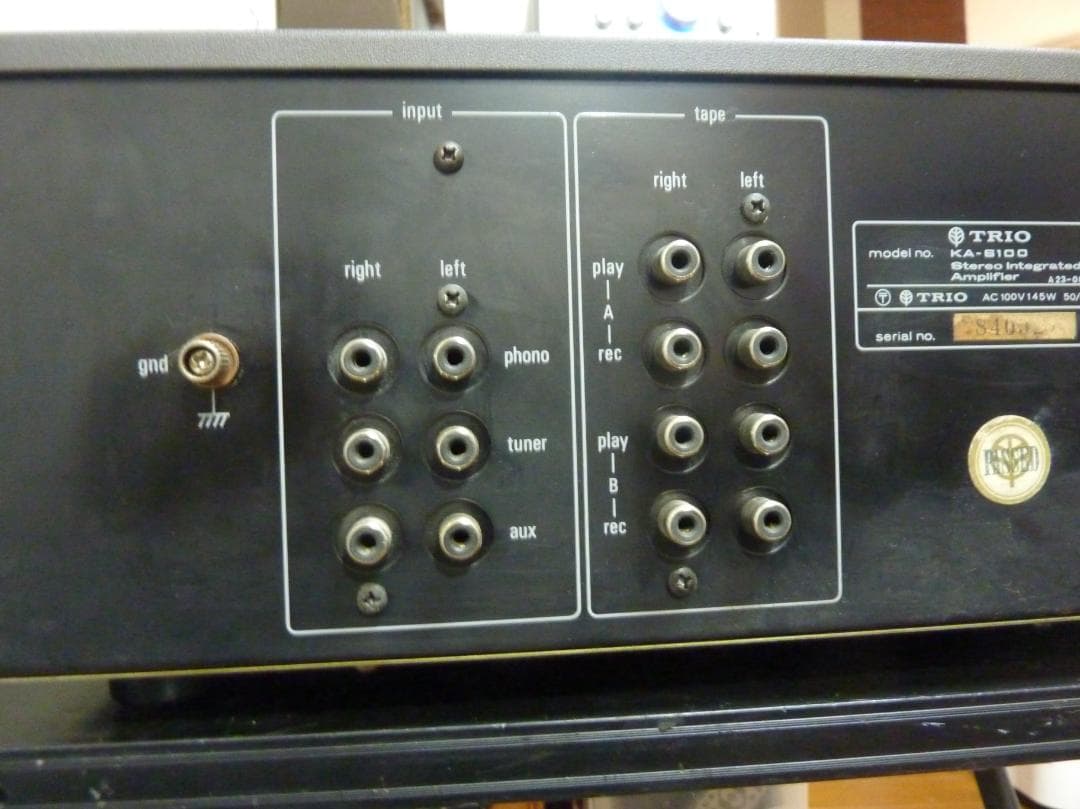 トリオ　KA-6100　PHONO不可