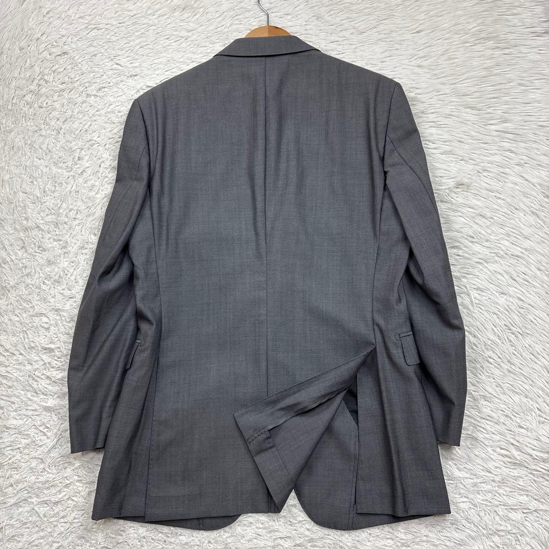 バーバリーブラックレーベル スリーピース スーツ 背抜き シルク