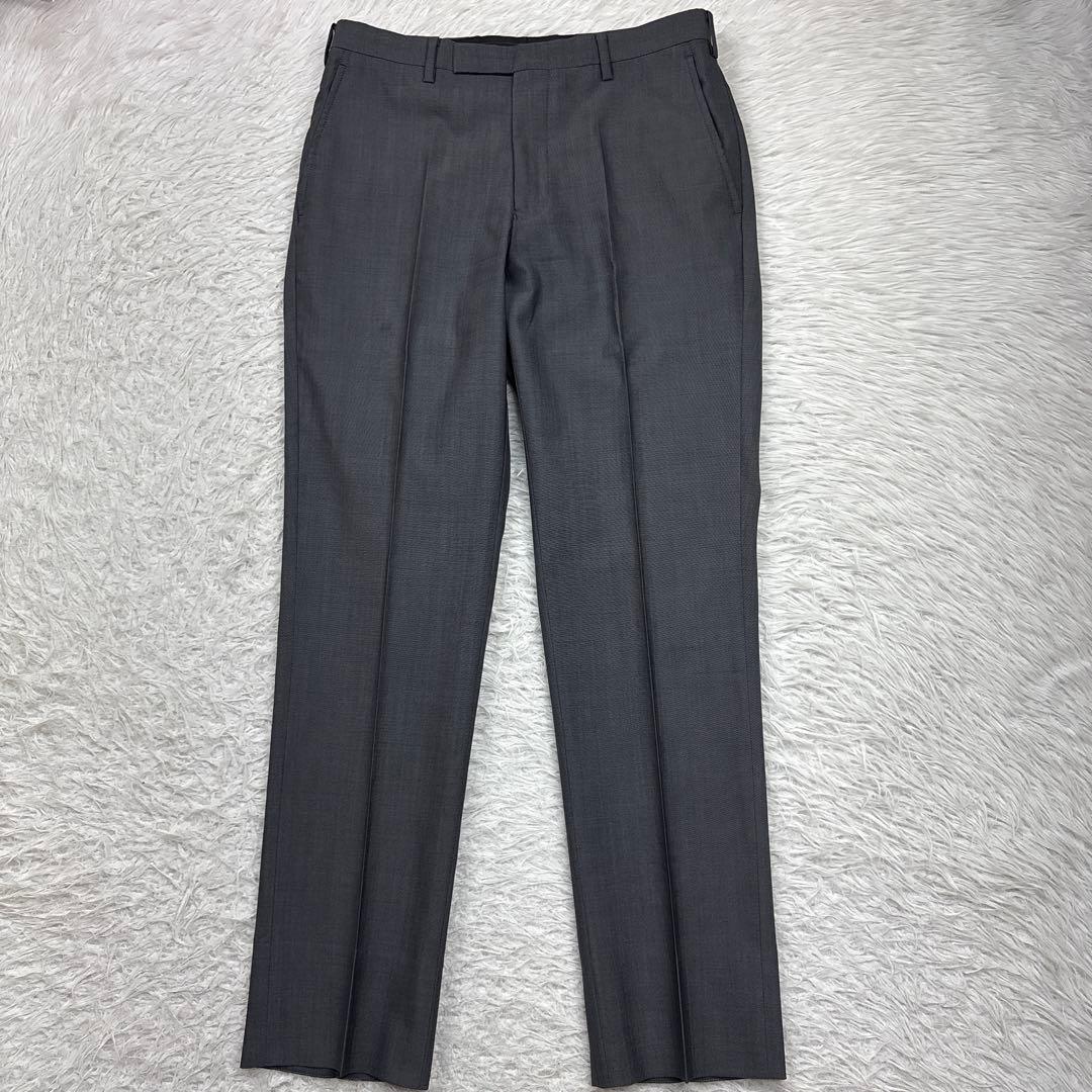 バーバリーブラックレーベル スリーピース スーツ 背抜き シルク