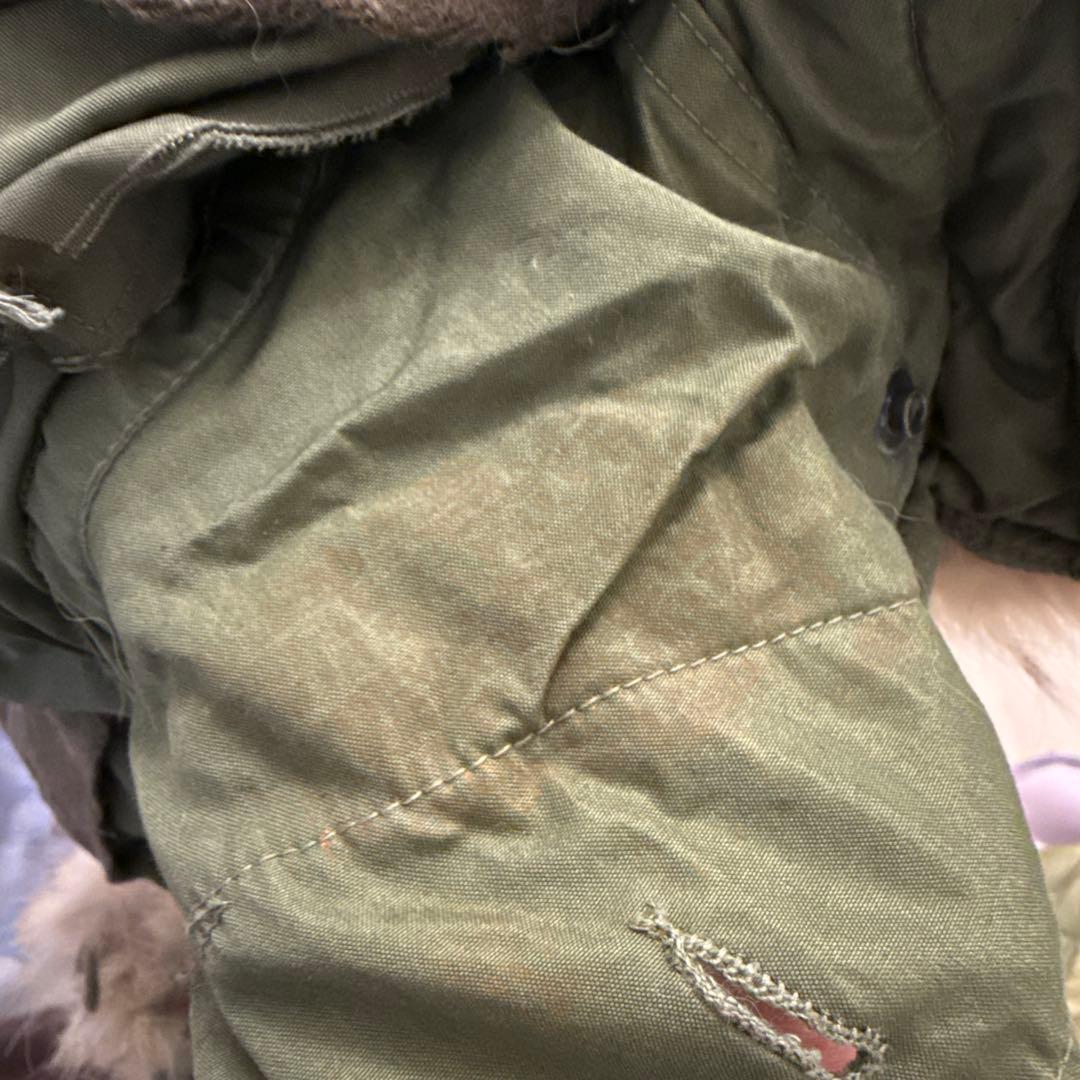 50s アメリカ軍　実物　m51、m65 フード　コヨーテファー　米軍