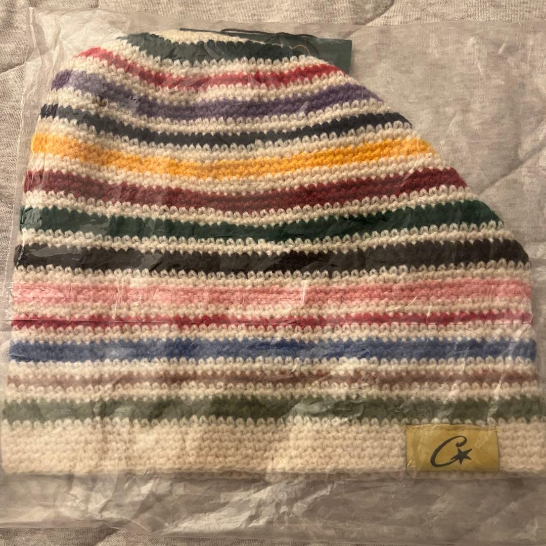 帽子 corteiz crochet beanie white multi crtz