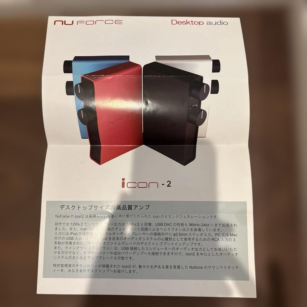 カタログ付き　NuForce Icon-2 AVアンプ
