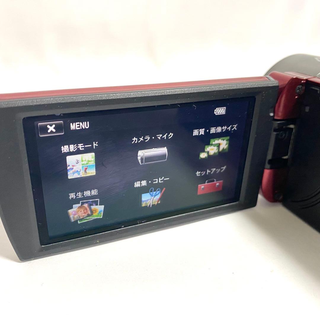 SONY HDC-CX180 ビデオカメラ レッド 本体 ケース付き