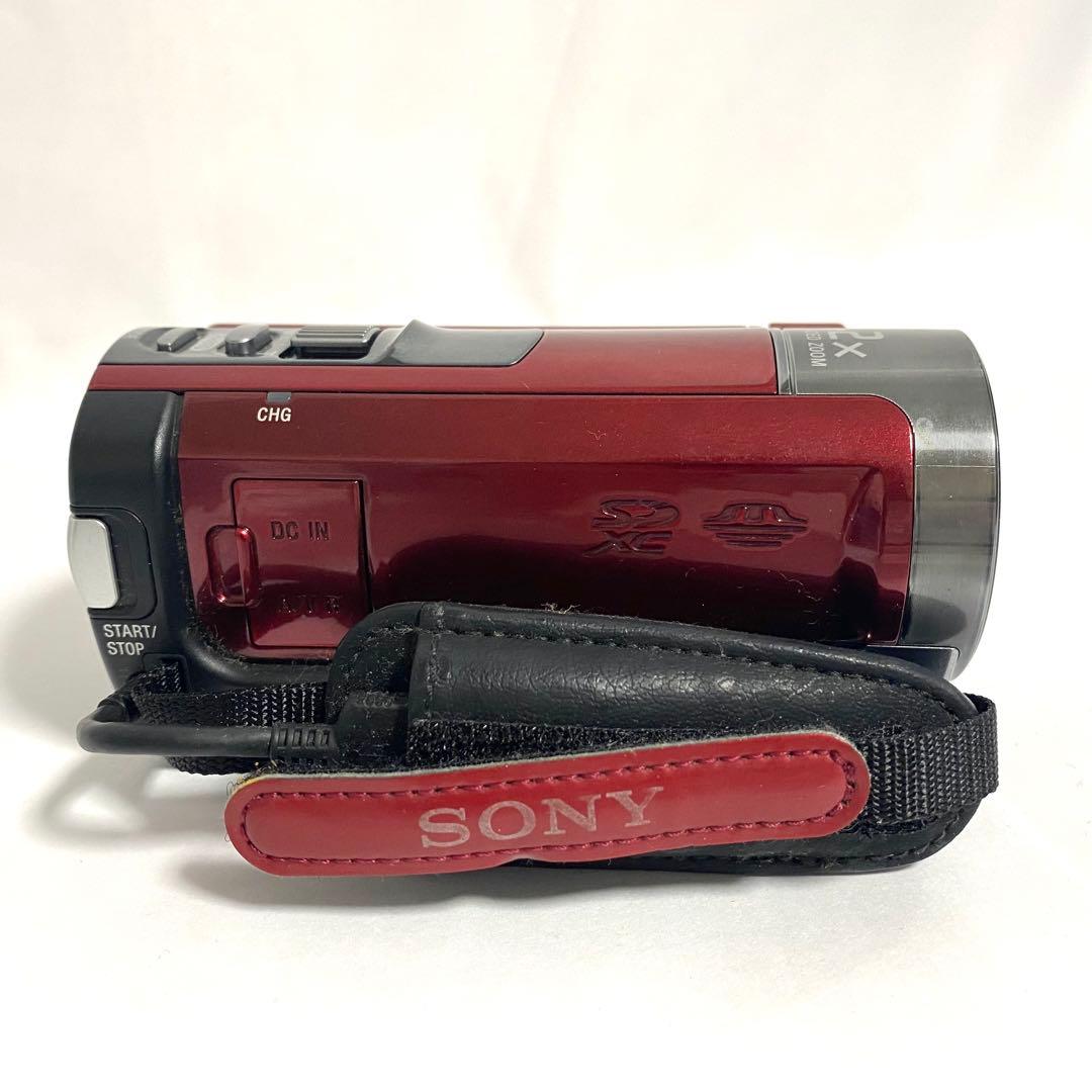 SONY HDC-CX180 ビデオカメラ レッド 本体 ケース付き