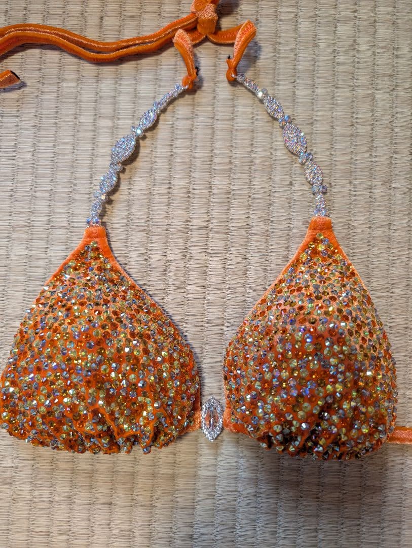 【未使用】SeasonBikini コンテストビキニ オレンジ サマスタ FWJ