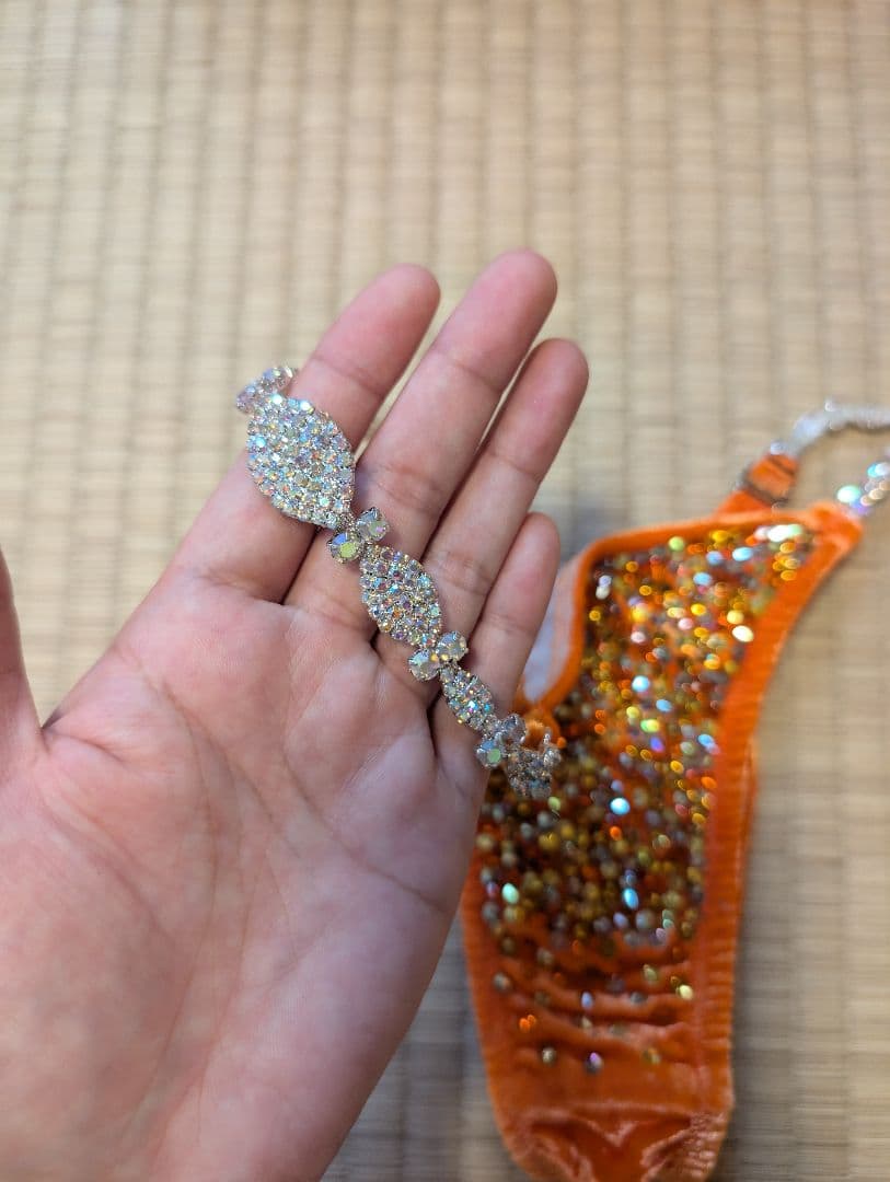 【未使用】SeasonBikini コンテストビキニ オレンジ サマスタ FWJ