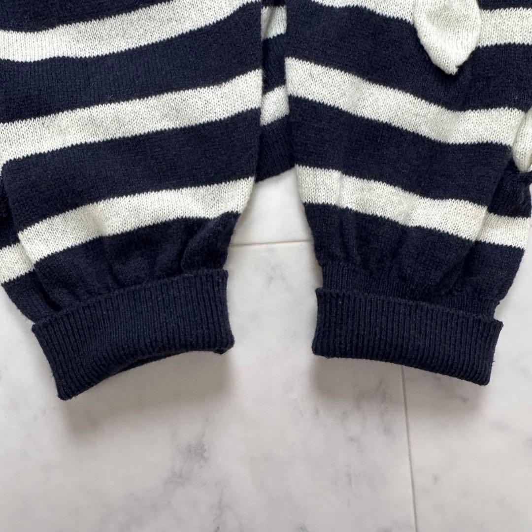 美品　CUNE キューン　腫れぼったいセーター　ネイビー　ホワイト　ウール　M