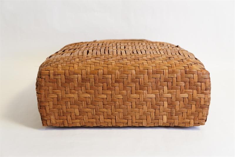 山葡萄 籠 かごバッグ カゴ 網代編み 中布と内ポケット付き　匠の技 手編み