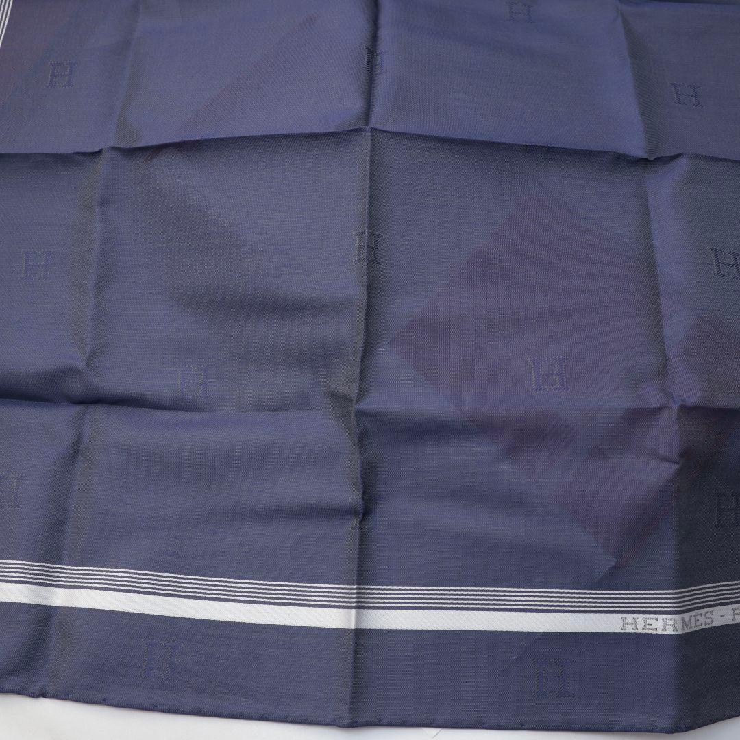 新品未使用 エルメス HERMES ハンカチ 2枚セット ネイビー ピンク