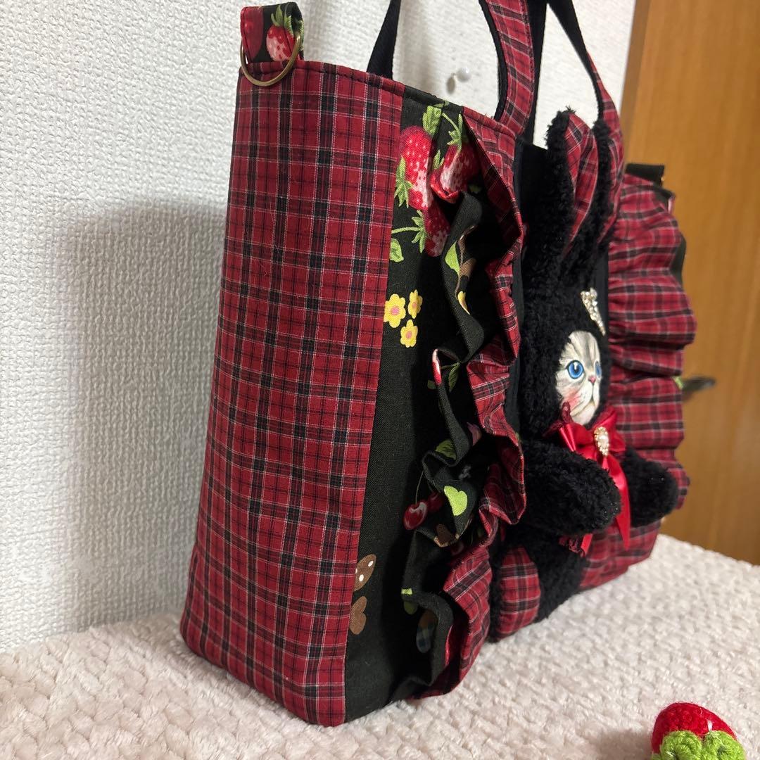 コヤンイサムチョン　ふわモコルミちゃん　フリルトート＆ポーチ