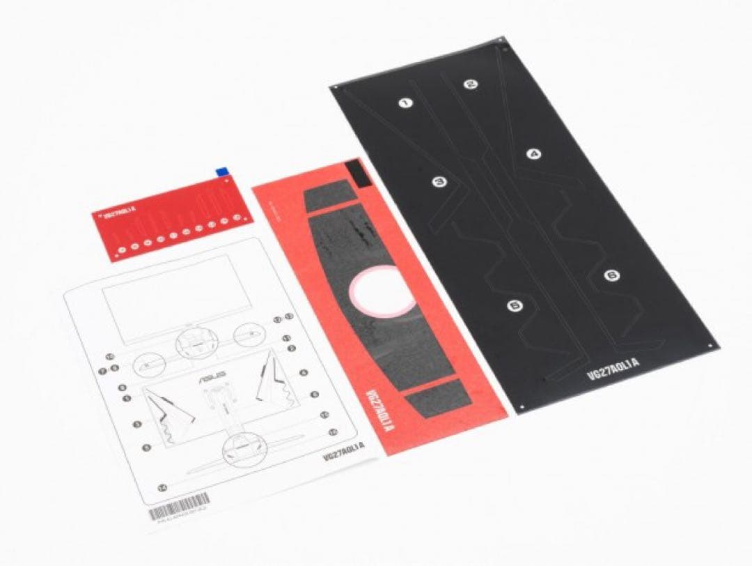 ディスプレイ・モニター本体 ASUS VG27AQGL1A ZAKU II EDITION RED